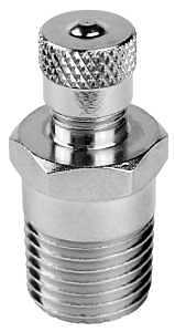 Water Source AV25-RM Air Valve, 1/4 in Connection, Steel Body, Chrome/Zinc
