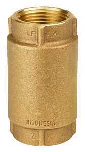 Water Source CV-100NL Check Valve, 1 in, NPT, 200 psi Pressure, Brass Body