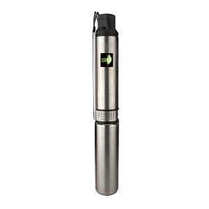 Eco-Flo EFSUB7-122 Submersible Pump, 230 V, 3/4 hp, 1-1/4 in Connection, 12 gpm, Stainless Steel