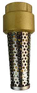 Water Source TFV75NL-RM Foot Valve, 3/4 in Connection, FNPT, 200 psi Pressure, Brass Body