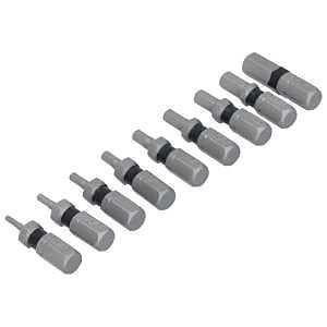 DEWALT TOUGHGRIP DWAF1HSTG9 Hex Security Bit Set, 9-Piece, Steel
