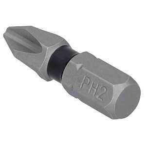 DEWALT TOUGHGRIP DWAF1PH2TG15 Screwdriver Bit, #2 Drive, Phillips Drive, 1/4 in Shank, Hex Shank, 1 in L, Steel