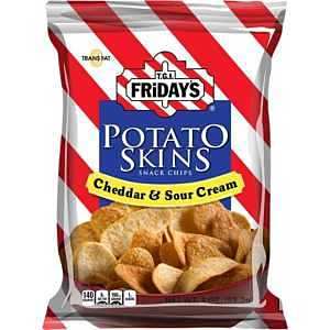 TGI Fridays 444532 Potato Skin, Cheddar and Sour Cream, 3 oz