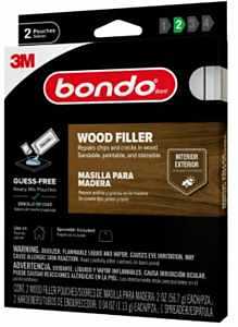 Wood Filler, Ready Mix Pouches, 2 oz., 2-Pk.