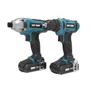 ShopSeries SS1809 Combo Kit, Battery Included, 2 Ah