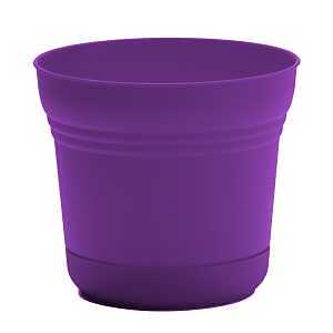 Bloem Saturn Series SP07928 Planter, 7-1/4 in Dia, 6-1/2 in H, Round, Plastic, Royal Lilac