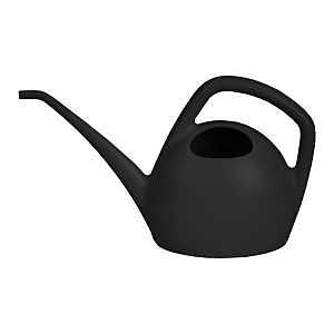 Bloem Canary 1.5 L Black Plastic Watering Can with Long Spout – Rust‑Resistant