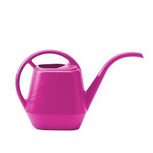 Bloem Aqua Rite 144‑oz Fuchsia Plastic Watering Can with Extra‑Long Spout