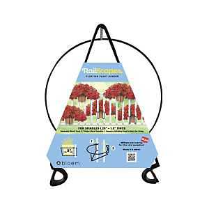 Bloem RailScapes Series RST1-12 Floating Plant Hanger, 11-1/2 in L, 6 in H, Metal, Black, Rail