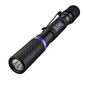 Police Security 98343 Small UV Inspection Penlight, AAA Battery, Alkaline Battery, LED Lamp, 1 to 99 Lumens, Black