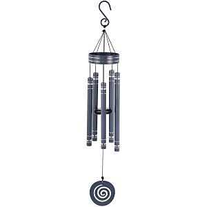 Sunset Vista Designs 93560 Gray Wind Chime, 5.12 In X 5.12 In X 36 In