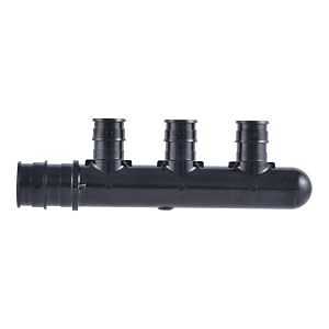 PEXA 3-Branch Multi-Port Tee Fitting, 3/4 x 1/2 In. Branches