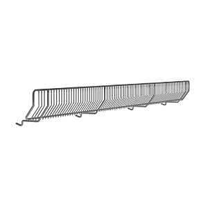 Lozier WBF 3 3 BCP Wire Binning Front, Chrome Plated
