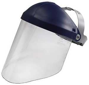 3M 90028H1-DC Professional Face Shield, 5 in L x 10 in W x 10 in H Dimensions, Polycarbonate Visor, Clear Visor