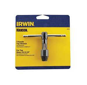 Irwin HANSON 12115 Tap Wrench, 12 to 5/16 in Tap/Die, T-Shape Handle