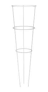 Glamos Wire 704002 Plant Support, 42 in L, 14 in W, Steel
