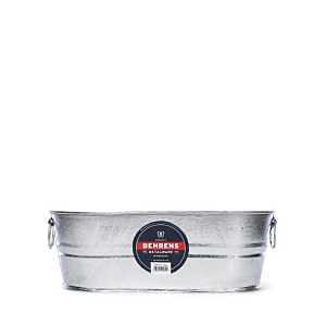 Behrens 00-0V Wash Tub, 4 gal Capacity, Steel