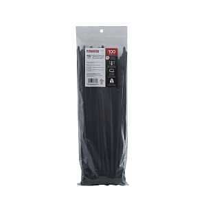 ProSource CT0916 Cable Tie, 15 inches, 120lb Tensile Strength, Self-Locking Locking, Nylon, Black