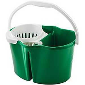 Libman 5041003 Clean and Rinse Bucket, 4 gal, Square, Polypropylene Bucket/Pail, Green