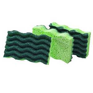 Libman Heavy‑Duty Easy‑Rinse Scrub Sponge – Quick‑Dry, Dishwasher Safe