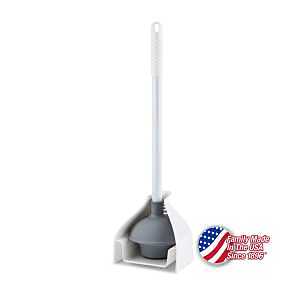Libman 5045 Premium Plunger and Caddy, 24 in OAL, 5 in Cup