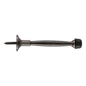 National Hardware 236 Series N830-553 Rigid Door Stop, 4 in Projection, Zinc, Oil-Rubbed Bronze
