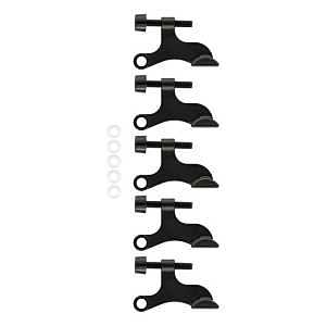 National Hardware N830-566 Hinge Pin Door Stop, 2-1/16 in Projection, Zinc, Matte