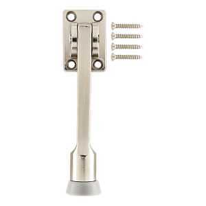 National Hardware 238 Series N830-570 Door Stop, 2.87 in Projection, Zinc, Satin Nickel