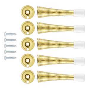 National Hardware V232 Series N830-574 Door Stop, Steel, Brass