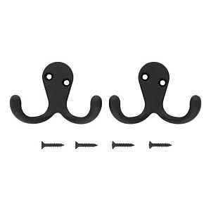 National Hardware N830-596 Cloth Hook, 35 lb, 2-Hook, Matte