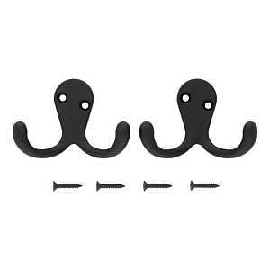 National Hardware N830-597 Cloth Hook, 35 lb, 2-Hook, Matte