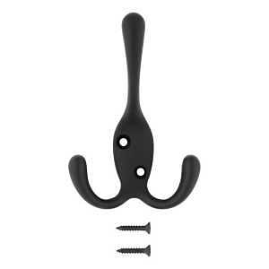 National Hardware N830-623 Robe Hook, 35 lb, 3-Hook, Matte
