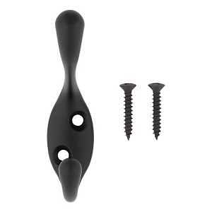 National Hardware N830-625 Heavy-Duty Coat Hook, 75 lb, Zinc, Matte
