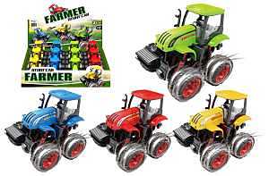 Diamond Visions TM-3634 Big Wheel Farm Tractor, Plastic
