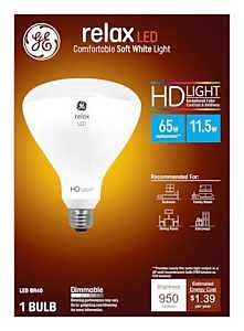Led Relax High Definition Light Bulb, Soft White, 950 Lumens, 11 Watt, Br40