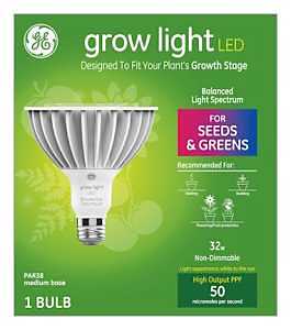 GE 93101232 LED Bulb, Flood/Spotlight, PAR38 Lamp, E26 Lamp Base, White Light