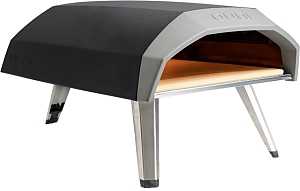 Ooni Koda Series UU-P06A00 Pizza Oven, 15.55 in W, 23.3 in D, 11-3/4 in H, Propane, 13,648 Btu, Carbon Steel