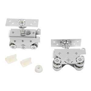Renin PD200-07200-AL Hardware Track Set, 72 in L Track, Aluminum, For: Heavy-Duty Pocket Door
