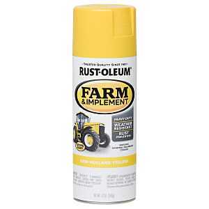 Rust-Oleum 280144 Farm Equipment Spray , Gloss, New Holland Yellow, 12 oz, Can