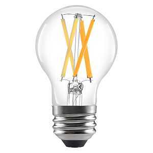 Sylvania 42098 Lamp, A19 Lamp, 40 W Equivalent, Medium Screw E26 Lamp Base, Dimmable, Clear, Neutral White