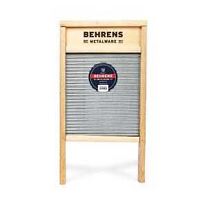 Behrens BWBG12 Galvanized Washboard, 1-3/4 in L, 12-3/8 in W, Wood