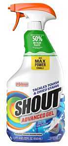 Shout 2277 Advanced Action Gel, 22 oz Bottle, Liquid, Pleasant, Translucent White