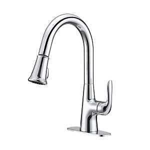 Pull-Down Lndry Faucet 1H Chrm