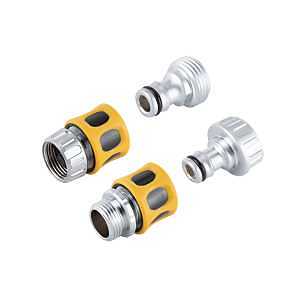 Heavy‑Duty Metal Quick‑Connect Fittings Set