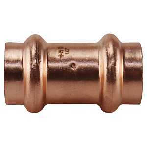 Apollo XPRC12 Coupling with Stop, 1/2 in, Press-Fit, Copper, 300 psi Pressure