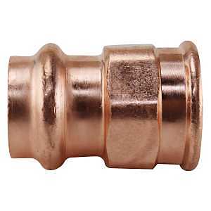 High‑Pressure 3/4‑in Copper Press‑Fit Adapter – 300 psi FPT Connection