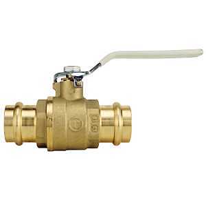 Apollo 94VLF Series 1‑Inch Press‑Fit Brass Ball Valve – 250 psi Quarter‑Turn Lever