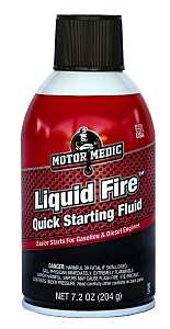 Motor Medic M3911 Starting Fluid, 7.5 oz, Aerosol Can