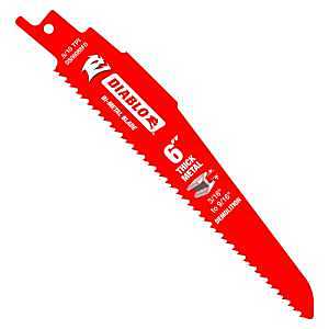 Steel Demon Demolition Reciprocating Saw Blade, 6In., 8-10 TPI, 25-Pk.