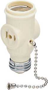 Pass & Seymour Lampholder With Two Outlets